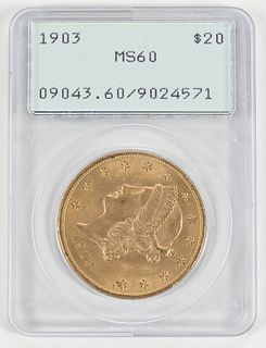 1903 Liberty Head $20 Gold Coin