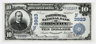 1902 $10 Commercial NB Boston, Massachusetts