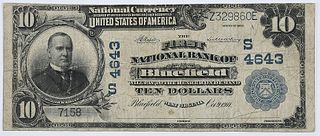 1902 $10 First National Bank Bluefield, WV