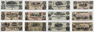 Dozen Indiana Obsolete Bank Notes 