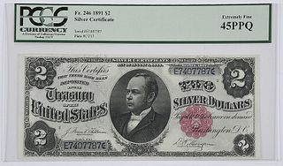 1891 $2 Silver Certificate