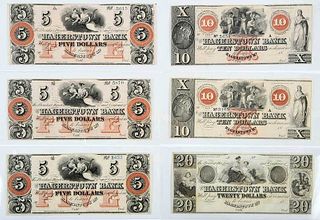 19 Maryland Obsolete Bank Notes 