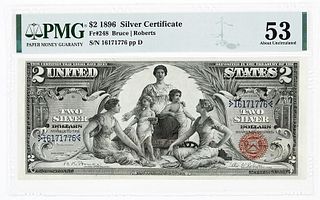 1896 $2 Educational Silver Certificate 