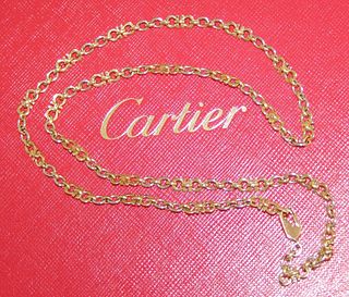 Cartier 18k Tri Color C De Cartier Necklace