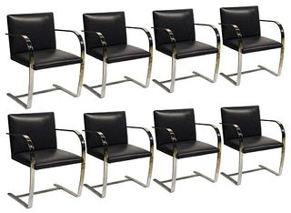 Set of 12 BRNO Chairs Mies Van Der Rohe For Knoll