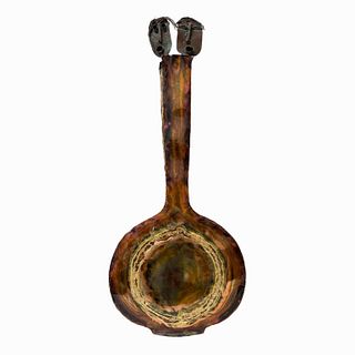 Decorative Brass Banjo Sculpture