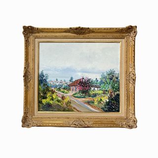 '74 Landscape Oil Painting Signed By Artist