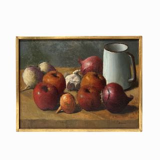 Bevans "Onions, Apples and Pitcher"