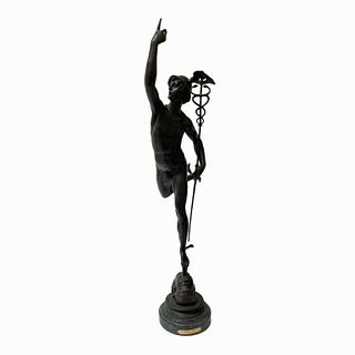Mercury by Boschetti Bronze Sculpture