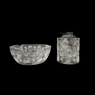 Lalique France Smokers Set