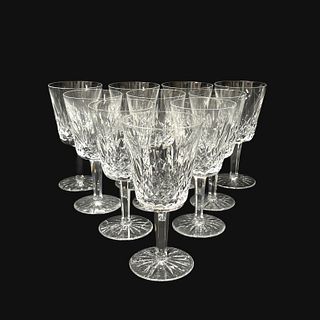 (10) Ten Waterford Water Glasses