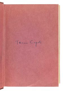 CAPOTE, Truman (1924-1984). In Cold Blood. New York: Random House, 1965.