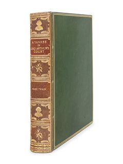 CLEMENS, Samuel ("Mark Twain") (1835-1910).  A Connecticut Yankee in King Arthur's Court. New York: Charles L. Webster & Company, 1889.