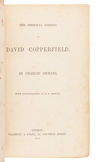DICKENS, Charles (1812-1870). The Personal History of David Copperfield. London: Bradbury & Evans, 1850.