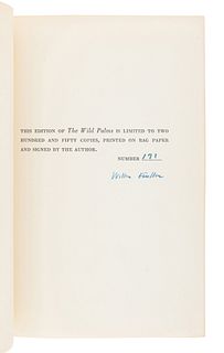 FAULKNER, William (1897-1962). The Wild Palms. New York: Random House, 1939. 