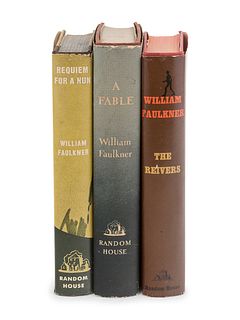 FAULKNER, William (1897-1962). A group of FIRST EDITIONS, comprising: 