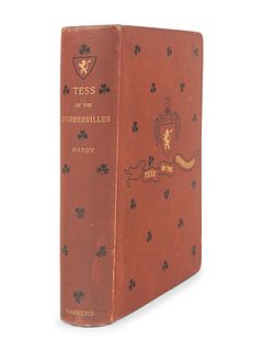 HARDY, Thomas. Tess of the D'Urbervilles. A Pure Woman Faithfully Presented. New York: Harper & Brothers, 1892. 