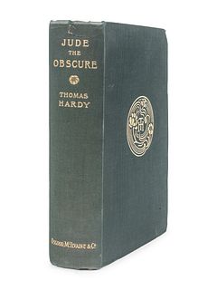 HARDY, Thomas (1840-1928). Jude the Obscure. London: James R. Osgood, McIlvaine and Co.,1896. 