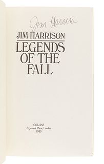 HARRISON, Jim (1937-2016). Legends of the Fall. London: Collins, 1980. 