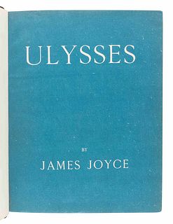 JOYCE, James. Ulysses. London: Egoist Press, 1922. 