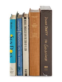 [LITEARTURE - AWARD-WINNING AUTHORS]. A group of 5 FIRST EDITIONS, comprising: