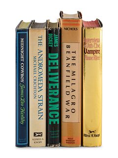[LITERATURE IN FILM]. A group of 5 FIRST EDITIONS, comprising: