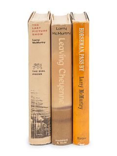 MCMURTRY, Larry (b. 1936). A group of FIRST EDITIIONS by McMurtry, comprising:
