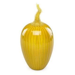 CLIFF LEE Imperial Yellow vase