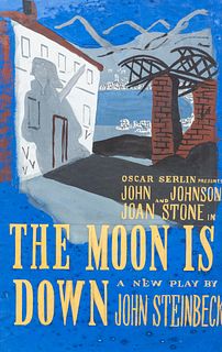[STEINBECK, John]. The Moon Is Down. A New Play By Steinbeck. 