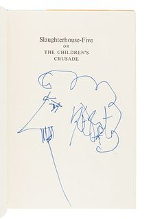 VONNEGUT, Kurt, Jr. (1922-2007). Slaughterhouse-Five or The Children's Crusade. New York: Seymour Lawrence Delacorte Press, 1969.