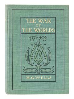 WELLS, H. G. (1866-1946). The War of the Worlds. New York: Harper & Brothers, 1898. 