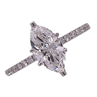 1.18 Carat Marquise Diamond 18 Karat Ring