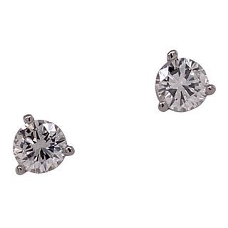 Diamond Stud Martini Set Earrings .65 CTW F-G/VS