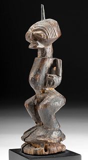 Early 20th C. African Songye Wood Buanga Figure