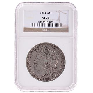 1894 Morgan Dollar NGC VF20