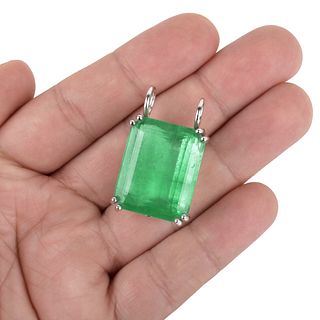 40.0ct Colombian Emerald Pendant