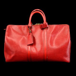 Louis Vuitton Leather EPI Travel Bag