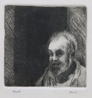 LAWRENCE DAWS (AUSTRALIAN, BORN 1927), PORTRAIT OF A MAN, p