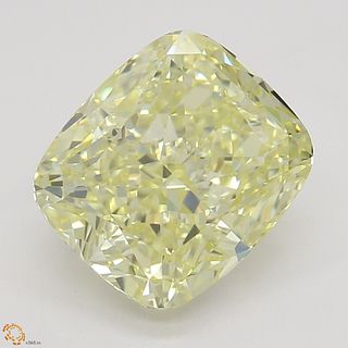 2.02 ct, Natural Fancy Light Yellow Even Color, VVS1, Heart cut Diamond (GIA Graded), Unmounted, Appraised Value: $23,400 
