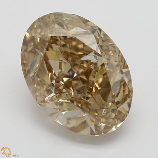 3.22 ct, Natural Fancy Orange-Brown Even Color, SI1, Pear cut Diamond (GIA Graded), Unmounted, Appraised Value: $31,800 