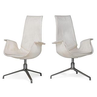 FABRICIUS; KASTHOLM; Pair of Tall Back chairs