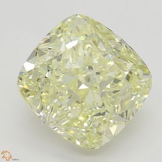 3.62 ct, Natural Fancy Light Yellow Even Color, VS1, Pear cut Diamond (GIA Graded), Unmounted, Appraised Value: $56,400 