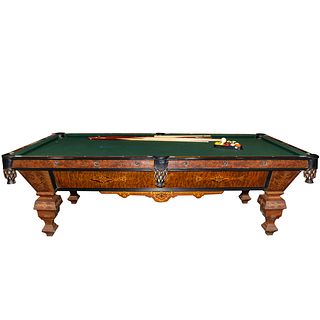 Brunswick Victorian Style Monarch Billiards Table