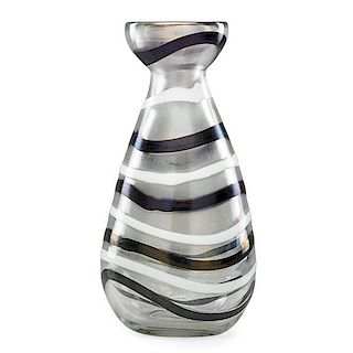 FULVIO BIANCONI; VENINI Glass vase