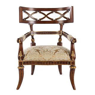 Century Furniture Regency Style Arm Chair