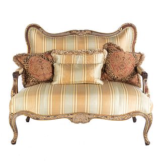 Century Furniture Louis XV Style Settee