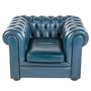 Tufted Leather Arm Chair