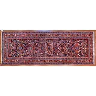 Semi-Antique Heriz Runner, Persia, 4.6 x 12.6