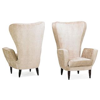 STYLE OF PAOLO BUFFA Pair of lounge chairs