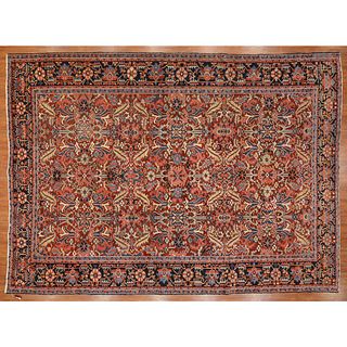 Antique Heriz Carpet, Persia, 9.7 x 13.1